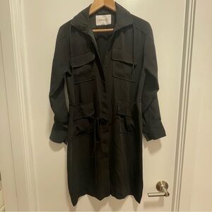 Black Babaton shirt dress